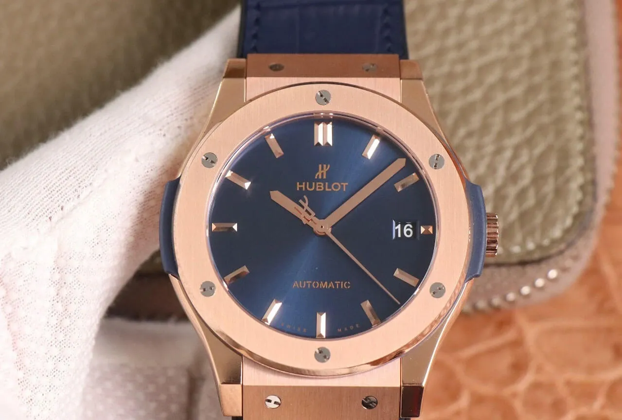 Hublot Classic Fusion 511.OX.7180.LR WWF Factory 1:1 Best Edition Replica Watch Blue Dial